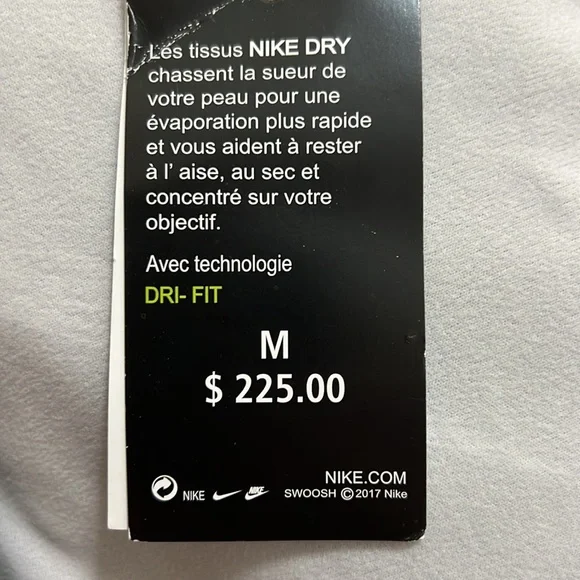NWT. Nike Dri-Fit Full zip Jacket Mens M